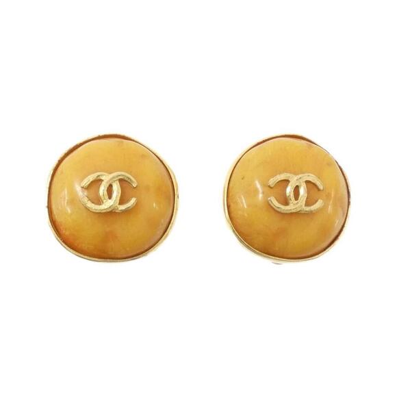 CHANEL Orange Earrings - Picture 1 of 3